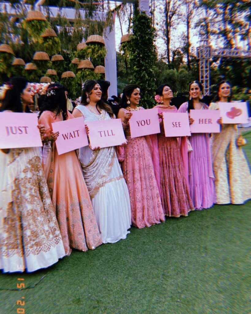 Bride and Bridesmaids Steal the Show